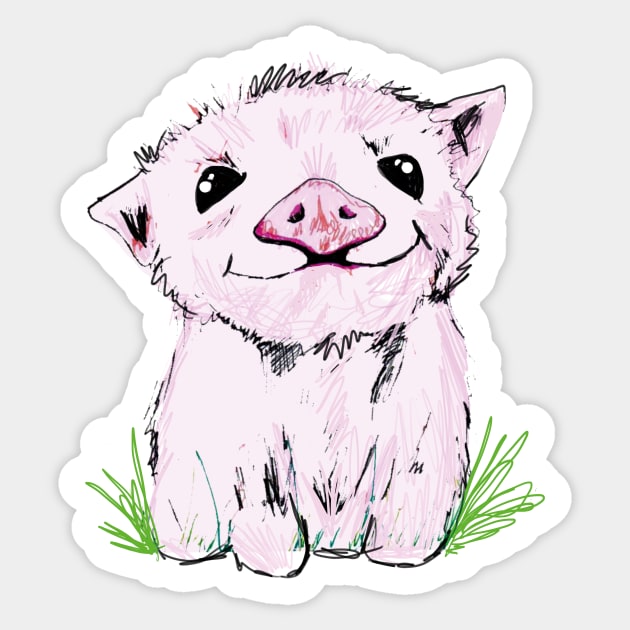 Piglet Sticker by drknice